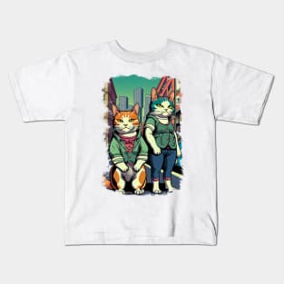 A Cat Brothers Kids T-Shirt